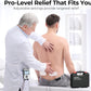 AUVON Rechargeable Digital TENS Unit Muscle Stimulator with 600 mAh Battery TENS Machine with 40 Levels for Gradual Shoulder, Back, Muscle Pain Relief, 8 Customizable Modes, 6 TENS Pads, A Carry Case