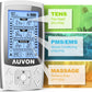 AUVON Dual Channel TENS Unit 24 Modes Muscle Stimulator for Pain Relief,Rechargeable TENS Machine Massager with 12 Pads, ABS Pads Holder, USB Cable and Dust-Proof Storage Bag