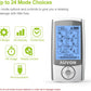 AUVON 24 Modes TENS Unit Muscle Stimulator for Pain Relief, Premium Pads Rechargeable TENS Machine, Drug-Free Pain Relief for Shoulder, Lower Back, Muscle, Physical Therapy, 8pcs Electrode Pads